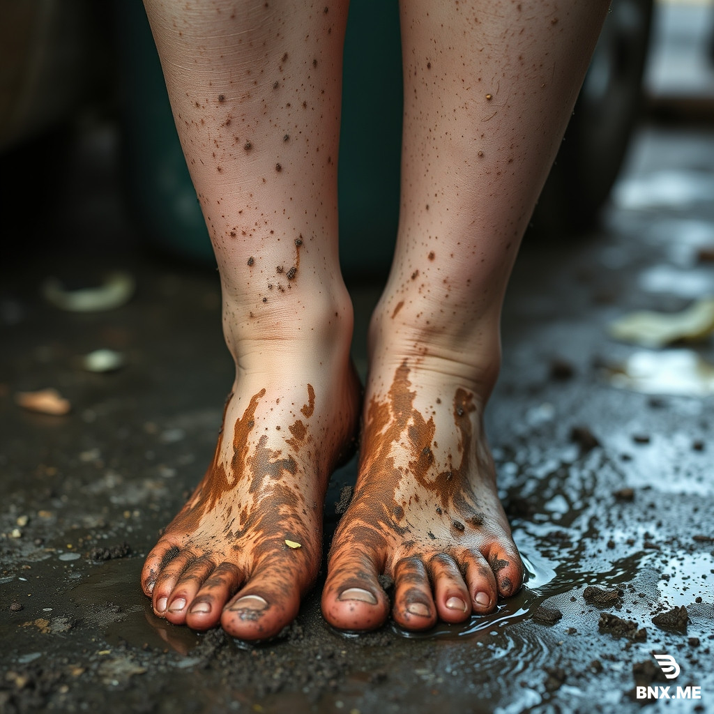 dirty feet girl