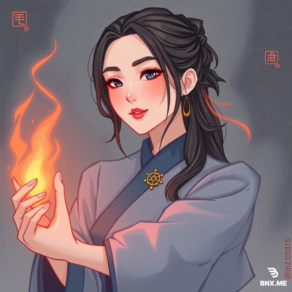 像素风女牧师，全身像