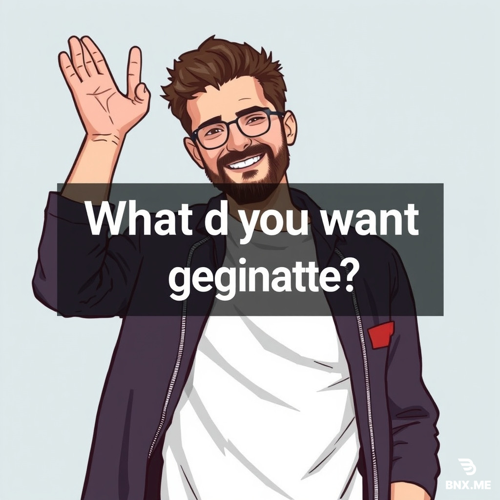 What do you want to generate?