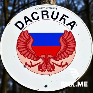 дорожный знак, который кто-то развернул стрелкой вверх. Белый круг знака заклеен наклейками: череп с бантиком, смайлик с выпученными глазами, пальчик, показывающий «класс». В центре знака чёрной краской из баллончика выведено: «Ш.У.». А на заднем плане (полупрозрачно) — силуэты двух девчонок, убегающих, оглядываясь и хихикая.  Цвета: Жёлтый (знак), чёрный (граффити), алюминиевый, красный (следы победы).